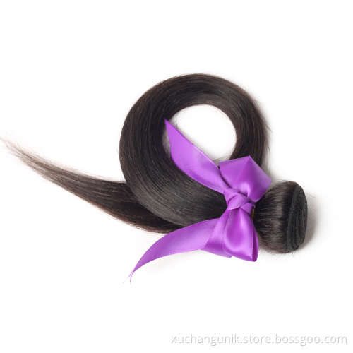 Uniky sample hair bundles wholesale virgin brazilian human hair bundle distributors, 100% raw human hair extensions factory